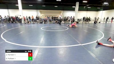 100 lbs Consolation - Jamison Forrest, PA vs Oliver Pulliam, TX