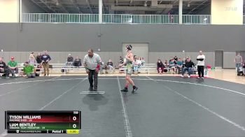 110 lbs Round 4 (10 Team) - Liam Bentley, Virginia Team Predator vs Tyson Williams, Machine Shed