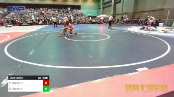 100 lbs Consolation - Sophia Garza, Scrap Yard Garage vs Brooklynn Garza, Red Wave Wrestling