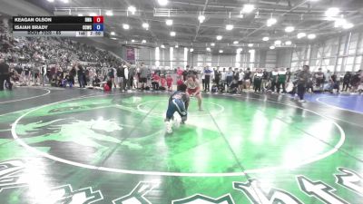 65 lbs Cons. Round 1 - Keagan Olson, Redmond Wrestling Academy vs Isaiah Brady, Cherry Creek Wrestling Club