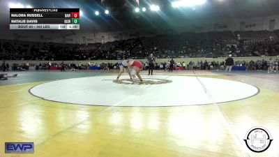 160 lbs Consi Of 8 #1 - Nalora Russell, Davis vs Natalie Davis, Glenpool JH