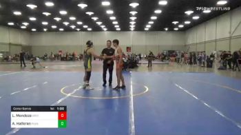 145 lbs Consolation - Luis Mendoza, Ascend Wrestling Academy vs Aidan Halloran, Pueblo County