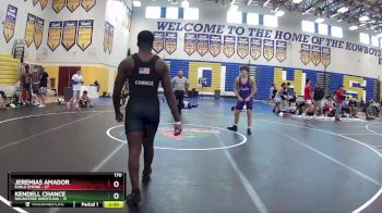 170 lbs Round 3 (8 Team) - Kendell Chance, Roundtree Wrestling vs Jeremias Amador, Eagle Empire