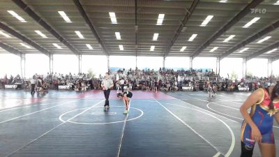 82 lbs Rr Rnd 1 - Alexa Flores, Grant County Elite vs Jazleen Chavez, Dominate Wrestling Club