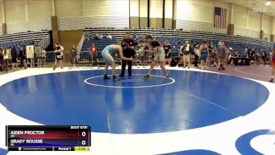 157 lbs Cons. Round 4 - Aiden Proctor, OH vs Grady Rousse, MI