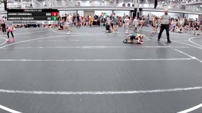 52 lbs Round 5 (8 Team) - Jaxon Churchill, RedNose WS vs Jameson Trausch, Broad Axe Green