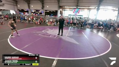 75 lbs Cons. Round 2 - Xavier Vargas, Alamo City Wrestling Club vs Jaxson Medel, Vici Wrestling Club