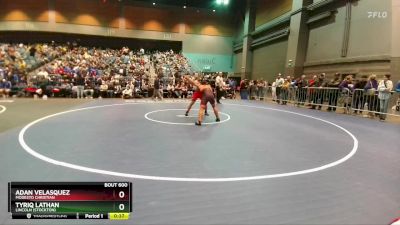 150 lbs Prelim - Tyriq Lathan, Lincoln (Stockton) vs Adan Velasquez, Modesto Christian