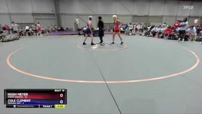 175 lbs 2nd Wrestleback (16 Team) - Hugh Meyer, North Dakota vs Cole Clement, Virginia Red