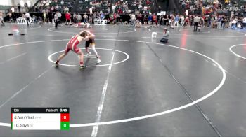 106 lbs Cons. Round 4 - Drake Sova, East Butler vs Jayce Van Vleet, WWC Predator Wrestling