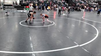 120 lbs Cons. Round 2 - Braiden Sidwell, Unattached vs Ben Waddell, Southwest Valley