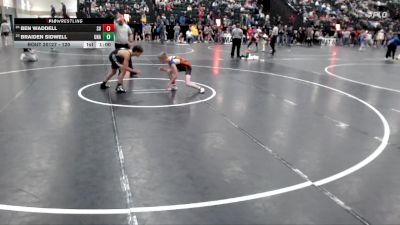 120 lbs Cons. Round 2 - Braiden Sidwell, Unattached vs Ben Waddell, Southwest Valley