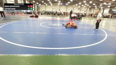 120 lbs Consi Of 8 #1 - Diego Betancourt, IN vs Hayden Ross, TX