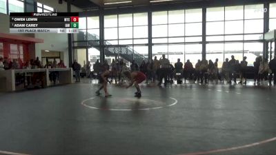 125 lbs 1st Place Match - Adam Carey, Immortal Athletics WC vs Owen Lewin, McDominate Training Center