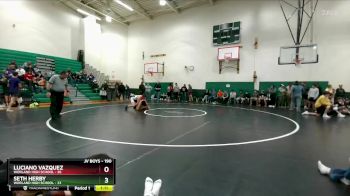 190 lbs Round 5 - Seth Herby, Worland High School vs Luciano Vazquez, Worland High School