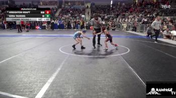 52 lbs Champ. Round 1 - Ezra Taussig, Greater Heights vs Kreighton Kraft, Wamego