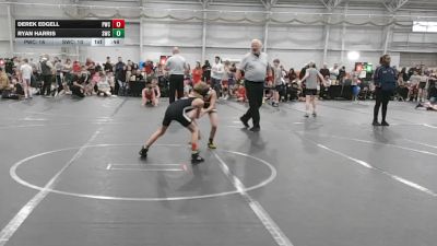 68 lbs Round 1 (4 Team) - Derek Edgell, Perrysburg WC vs Ryan Harris, Shamrock WC