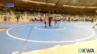 37 lbs Rr Rnd 1 - Brielle Cablay, Total Kaos vs Ryder Scott, Verdigris Youth Wrestling