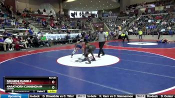 6A 126 lbs Cons. Round 1 - Davarise Daniels, Little Rock Central vs Narathorn Cunningham, Conway