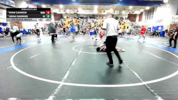 132 lbs 7th Place Match - Evan Cavazos, Immanuel vs Uriah Hawkins, Granite Hills