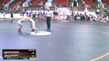 70 lbs Champ. Round 1 - Easton Kommick, Ares vs Uriah Caullett, Wellington