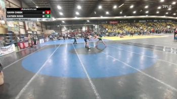 144 lbs Cons. Round 3 - Gavin Cheek, Nebraska Elite vs Caysen Ross, Bear Cave