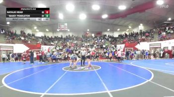 190 lbs Quarterfinal - Maisy Pendleton, Owen Valley vs Natalie Head, Hamilton Heights