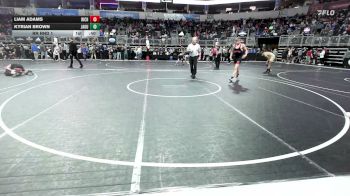 150 lbs Rr Rnd 1 - Liam Adams, Richmond Youth WC vs Kyrian Brown, Jaguar WC