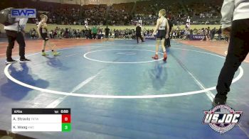 67 lbs Quarterfinal - Axel Stravlo, Tough N Technical Wrestling Club vs Karson Waag, Keystone Wrestling Club