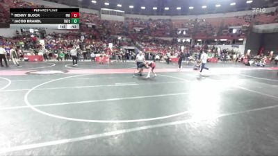91 lbs Cons. Round 5 - Benny Block, Prescott vs Jacob Brandl, Team Nazar Training Center