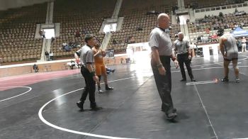 6A 215 lbs 5th Place Match - Randall Jaquez, Homewood Hs vs Kamden Tipton, Baldwin County