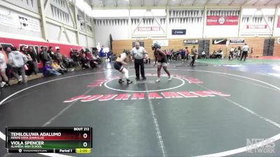 190 (192) Champ. Round 1 - Temiloluwa Adalumo, Monte Vista (Danville) vs Viola Spencer, Alameda High School