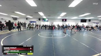132 lbs Cons. Round 4 - Shawn Worley, Great Oaks vs Landin Arguelles, Hesperia