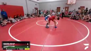 125 lbs Round 3 (6 Team) - Garrett Clark, WAR vs Hunter Avalos, Spartan Mat Club