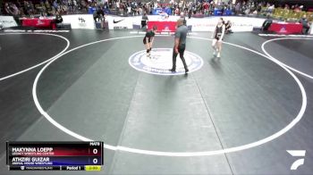 62 lbs Round 2 - Makynna Loepp, Legacy Wrestling Center vs Athziri Guizar, Animal House Wrestling