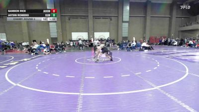 150 lbs Champ. Round 2 - Jaydin Romero, Klein vs Gannon Rice, Jackson