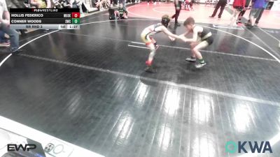 70 lbs Rr Rnd 3 - Hollis Federico, Muskogee Rougher Youth Wrestling vs Conner Woods, Salina Wrestling Club