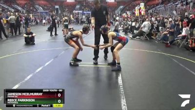 80 lbs Cons. Round 4 - Jameson McElmurray, Mason WC vs Reece Parkinson, Mathawks