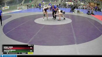 157 lbs Finals (8 Team) - Emily Zerr, Thurston vs Kaitlin Brock, La Grande