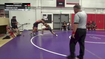 184 lbs Cons. Round 3 - Sebastian Anderson, Palomar College vs Munther Saleh, Sacramento City College