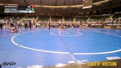 88 lbs Consolation - Payton Mccall, Lady Outlaw Wrestling Academy vs Trinity Rouse, 951 Wrestling Club