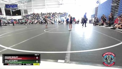 82 lbs Quarterfinal - Julian Bailey, SlyFox Wrestling Academy vs Willie Kurtz, SlyFox Wrestling Academy