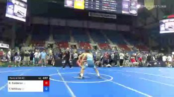 132 lbs Consi Of 64 #2 - Ruben Calderon, Texas vs Ty Whitney, Washington