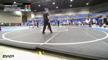 95 lbs Rr Rnd 2 - Emerson Seaton, CWC-collinsville vs Avriella Pretty Bear, Harrah Little League Wrestling