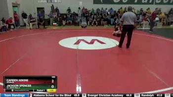 145 lbs Round 3 - Camden Adkins, Deshler vs Jackson Spencer, St. John Paul II