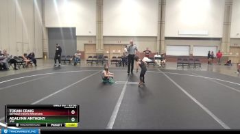 45-55 lbs Round 1 - Adalynn Anthony, JPW vs Torah Craig, Seymour Youth Wrestling