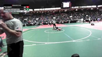 84 lbs Cons. Round 2 - R J Scott, CRW3 vs Hayden Retherford, OHCA