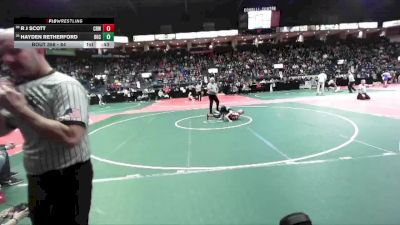 84 lbs Cons. Round 2 - R J Scott, CRW3 vs Hayden Retherford, OHCA