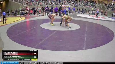 160 lbs Quarterfinal - Elakki Flores, Idaho Gold Wrestling vs Colton Andrews, Redmond High School Wrestling