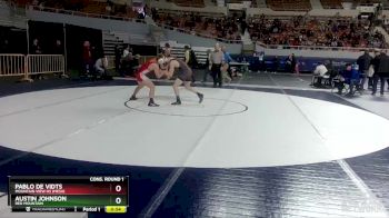 D1-132 lbs Cons. Round 1 - Pablo De Vidts, Mountain View Hs (Mesa) vs Austin Johnson, Red Mountain